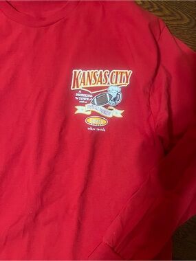 Kansas City Red Long-Sleeve Graphic Shirt